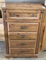 4 FT Five Drawer Chest