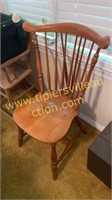 Maple Windsor back chair