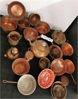 Copper Pot Lot - Tea Pot, Cookware +
