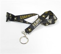 Lot of 25 authorized 'Go Army' new lanyards