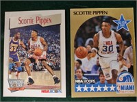 1990-91 NBA Hoops Scottie Pippen Basketball Cards