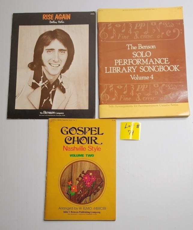 Vintage Song books including Hank Williams