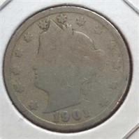1901 Liberty head v nickel