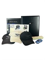 A Collection Of Bentley Memoribilla. Hats, Book,