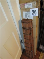 (4) Boxes of 33.5x84" Match Stick Blinds (Brown)