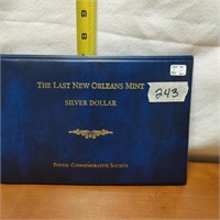 2 PICS LAST NEW ORLEANS MINT SILVER DOLLAR