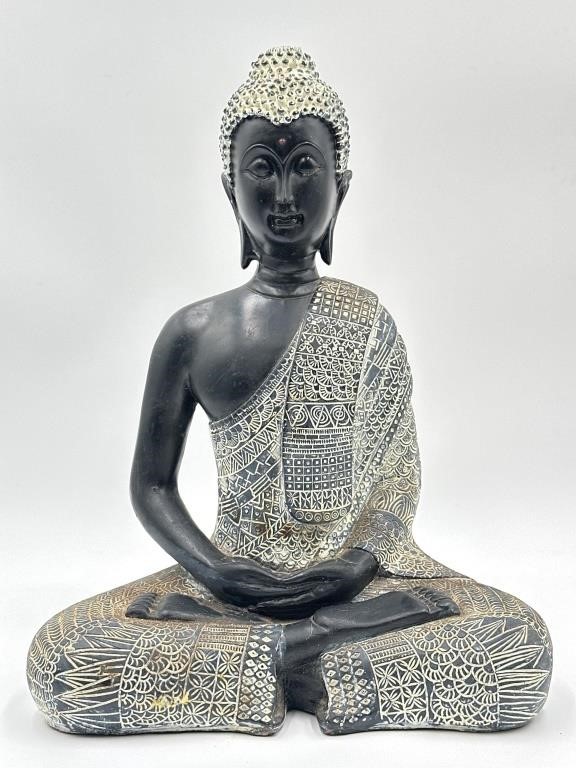 Polyresin Ornate Buddha Dhyan Mudra