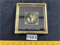 Framed 24k Gold Art