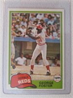 1981 TOPPS GEORGE FOSTER NO.200 REDS