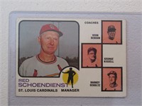 1973 TOPPS CARDINALS FIELD LEADERS NO.497