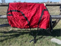 RED HORSE BLANKET - CUSTOM MADE