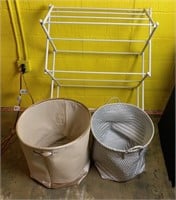 Pair of Large Baskets and More