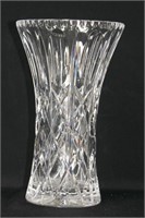 Crystal Flower Vase 8.25"h