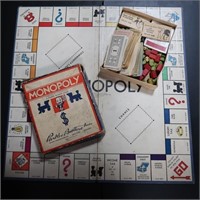 1935 Monopoly Money/Cards/Pieces, 1946 Monopoly