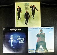 JOHNNY CASH & THE HAWK Vinyl Records Albums
