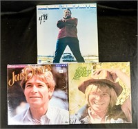 JOHN DENVER & THE HAWK VINYL RECORDS ALBUMS