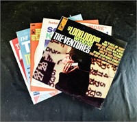 (5) THE VENTURES Surfer Music VInyl Records 3