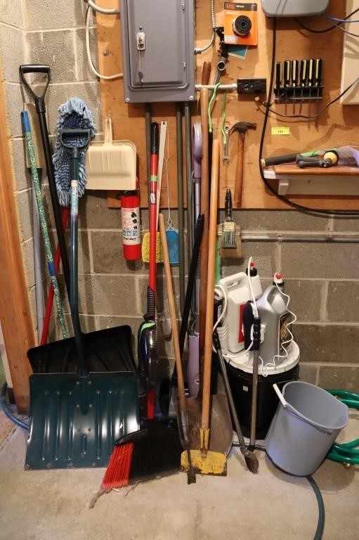 Shovels, Brooms, Bug Sprays, & More