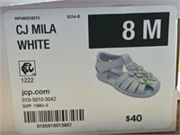 $40  CJ Mila White Size 8 M