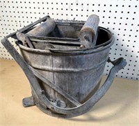 antique mop bucket