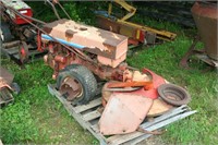 Gravely 5660 Tractor, w/ Weights, Mower, Sulky