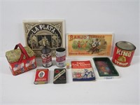 Advertising Lot Veer Cans, Tobacco Ads + Misc.