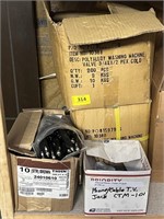 Lot including pluming shut-off valves, Electrical