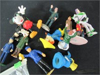 10 ea. 2-5" figurines - Ertl, Lemax, Disney