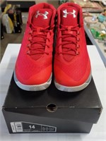 Under Armour - (14) Red / White Shoes W/Box