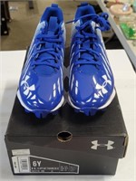 Under Armour - (6Y) Blue / White Shoes W/Box