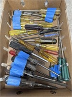 Assortment of screw drivers