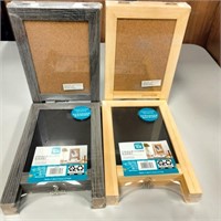 4 pack Chalk/Cork Easels - NEW    (R# 212)