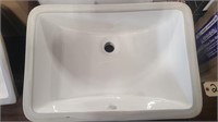 PORCELAIN SINK 21" X  14.5”