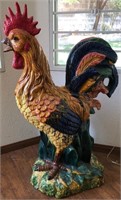 E - LARGE ROOSTER FIGURE 36"T (K34)