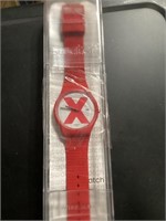 Swatch XX-Rated RED Silicone Strap, 12 Casual