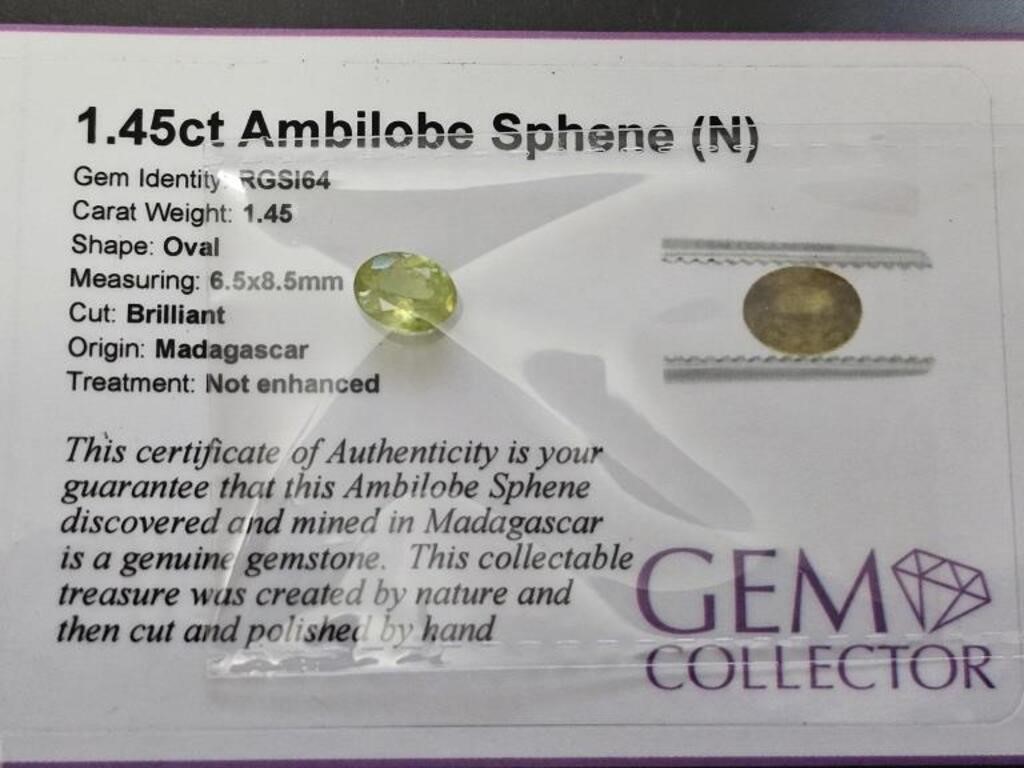 1.45ct Ambilobe Spheme