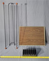 CD/DVD Tower, TV Lap Stand, Letter Organizer