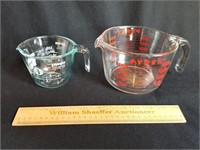 Pyrex Glass Measuring Cups