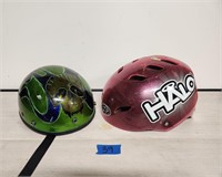 2 Childrens Helmets