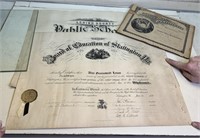1925 & 1929 Lehigh County Diplomas Alice Greenamal