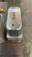 9 1/3 6IN STAINLESS STEEL CONTAINERS