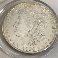 1900 Morgan Silver Dollar in Case