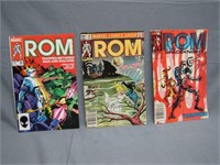 Lot of 3 ROM Comic Books #33 #49 #68