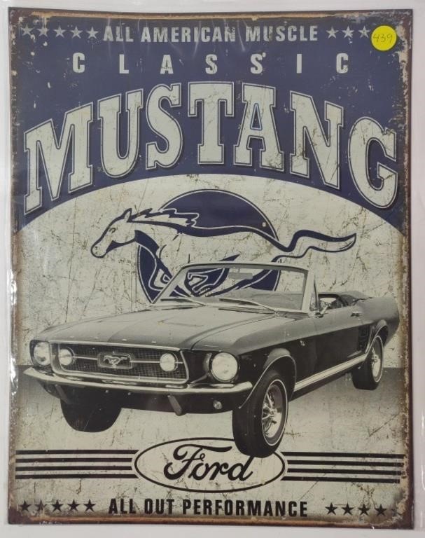 Ford Mustang Tin Sign