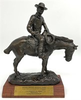 Bronze Wrangler Cowboy Sculpture Award