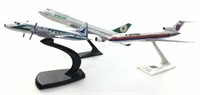 (3) Desktop Plastic Scale Model Airplanes