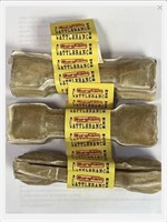 10 Pack 6” Pressed Cattle Ranch Rawhide Dumbbell