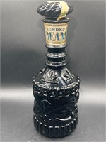 1974 Ebony Glass Jim Beam Bourbon Decanter