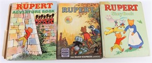 COLLECTIBLE BRITISH RUPERT BOOKS - LOT OF 3