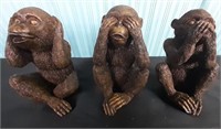 3 Monkey Figural